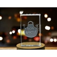 thumbnail image 3 of Bon Appetit 3D Engraved Crystal 3D Engraved Crystal Keepsake/Gift/Decor/Collectible/Souvenir, 3 of 6