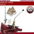 thumbnail image 1 of American Shifter  TH200 Shifter Kit Chrome 12 in. E Brake Trim Kit for F18D4, 1 of 1