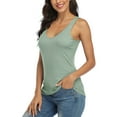 thumbnail image 4 of Beautyin Camisole for Women Slim-Fit V-Neck Soft Undershirt, 4 of 6