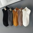 thumbnail image 4 of TELOLY 5Pairs Mens Ankle Socks9-13Mens Ankle Socks Size 9-11 Men's Socks ,Colormixing1, 4 of 7