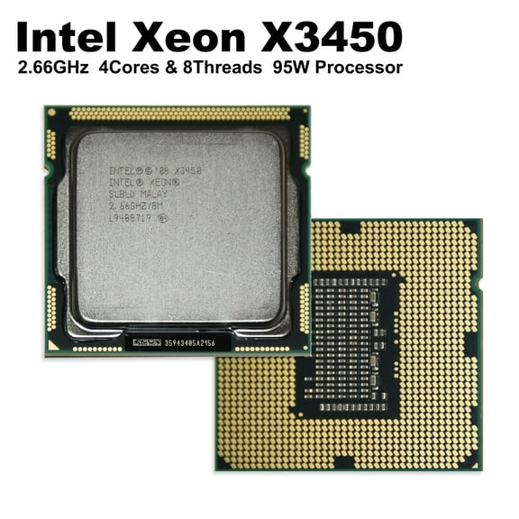 Dell processor 25XFW Intel XEON 2.66GHZ 8M X3450 T110 Quad Core SLBLD 25XFW