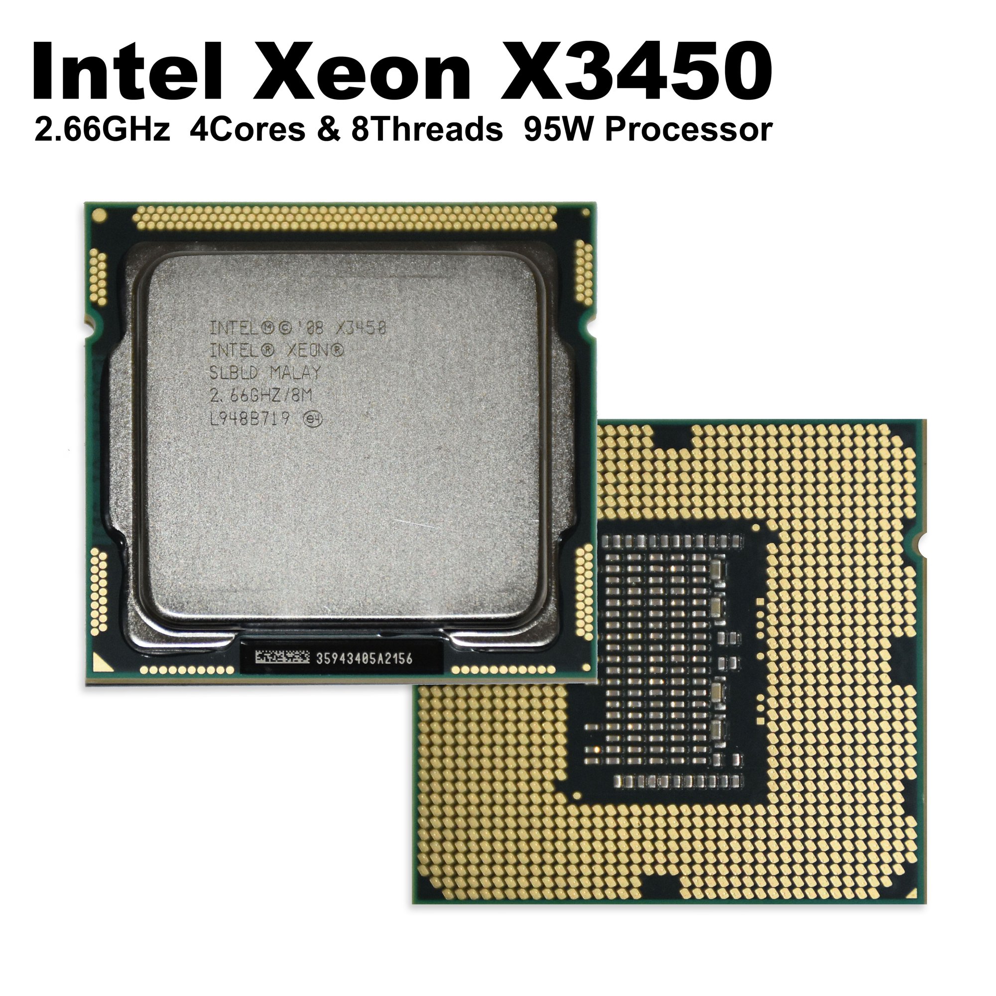 Dell Intel Xeon X3450 Quad Core 2.66GHz 8MB Cache LGA1156 Processor – 25XFW