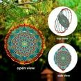 thumbnail image 4 of WIRESTER Wind Spinners Outdoor Hanging Décor 8" for Yard and Garden Decor, Outdoor Decorations - Tropical Mandala, 4 of 7