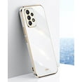 thumbnail image 2 of Compatible with Galaxy A32 5G Case Cover Cute Full Camera Lens Protection & Electroplate Shockproof Edge Bumper TPU Silicone Protective Phone Cases for Samsung Galaxy A32 5G 6.5"-White, 2 of 7