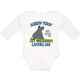 thumbnail image 3 of Inktastic Rhino That My Grandpa Loves Me with Cute Rhinos Boys or Girls Long Sleeve Baby Bodysuit, 3 of 5