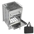 thumbnail image 3 of AMONIDA Folding Stove, Portable Camping Wood Stove, For Camping Cooking, 3 of 8