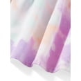 thumbnail image 7 of Wassery Mommy And Me Parent-child Summer Casual A-line Dress Short Sleeve Square Neck Tie Dye Print Dress Hawaiian Family Matching Dress, 7 of 7