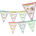 thumbnail image 1 of All About Me Pennants Bulletin Board Display Set, 2 Sets, 1 of 1