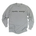 thumbnail image 4 of Spooky Season Typewriter - Women's Garment Dyed Long Sleeve Graphic T-Shirt, 4 of 12