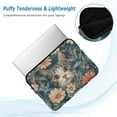 thumbnail image 2 of FORMRS 15-15.6 inch Laptop Sleeve Case Soft Carrying Quilted Computer Bag Cover, Flowers Cat, 2 of 7