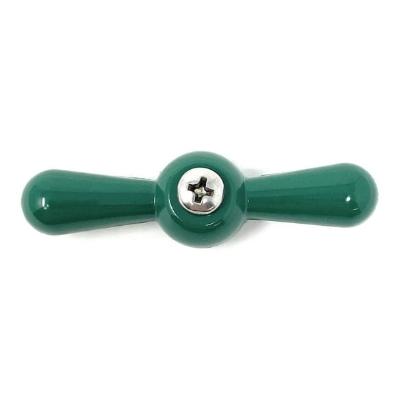 MI MADOL IMPORTS LLC MADOL Green Metal Replacement Tee Handle with Square Broach Sillcock Tee Hose Bibb Replacement Handle (2) [5400-2] Maneral Cuadrado para Llave de Nariz Universal