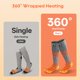 thumbnail image 4 of Calcetines calefactables Waestcia con control por APP y recargables para hombres y mujeres, 4 of 8