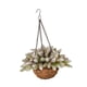 thumbnail image 2 of Cesta colgante navideña artificial, decoración navideña, regalo, delicada colgante Blanco, 2 of 9