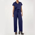 thumbnail image 1 of Elegant Women's Trousers Suit - Regular Fit, Spring Versatile Set, Machine Washable for Work & Weekend, 1 of 8