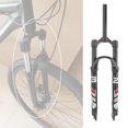 thumbnail image 1 of Piezas de horquillas de bicicleta de carretera de montaña de aleación de aluminio de horquilla de suspensión de bicicleta de 28,6mm 275 pulgadas de amortiguación Cola Horquilla delantera de bicicleta, 1 of 8