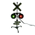 thumbnail image 2 of Railroad Crossing Signal Flashing Red Lights Desk Lamp RR Xing Train Sign Light, 2 of 4