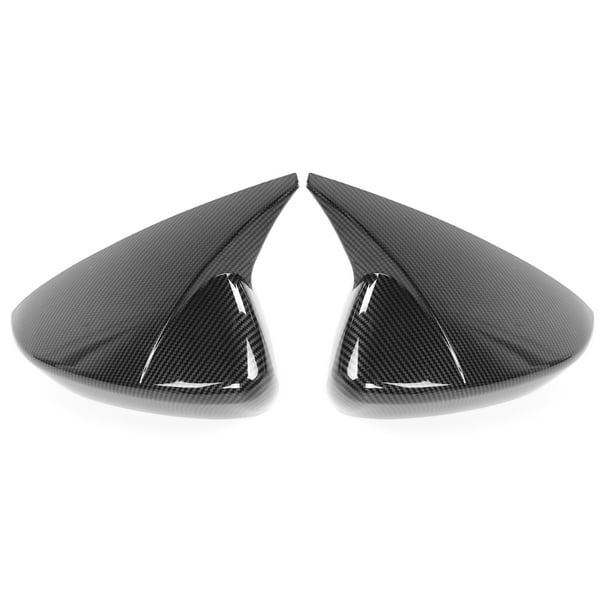Carcasa Del Espejo De La Puerta, Par De Tapas De Espejo Lateral Estilo Bocina, Cubierta Protectora De Carcasa Apta Para Mazda 3 Axela 2020, Estilo De Fibra De Carbono ANGGREK Estilo de fibra de carbono