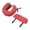 Red, variant on Face Pillow Cradle Support Armrest Shelf with Ergonomic U-shaped Design for Home Massage Beds and Therapy