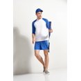 thumbnail image 5 of Expert Brand USA-Made Men's DriMax™ Athletic Baseball Shirt, White/Royal Blue, S, 5 of 6