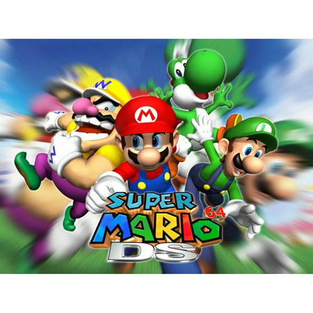 Super Mario 64 DS, Nintendo, WIIU, [Digital Download], (Best Educational Ds Games For 5 Year Olds)