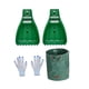 thumbnail image 5 of Rastrillo de mano para recoger hojas, rastrillo de garra para limpiar césped cortado y basura., 5 of 9