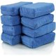 thumbnail image 1 of Esponja para encerar paño de limpieza para coche aplicador de esponja de espuma para encerar 12X8X4cm 8 Uds azul, 1 of 5