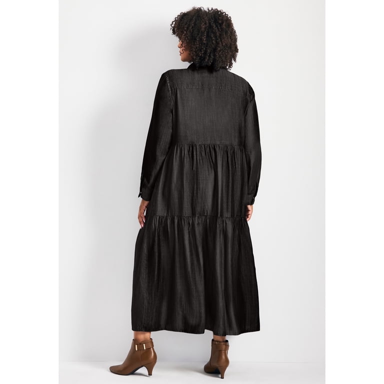 avenue denim dress Denim Mini Dress Midnight Blue