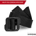thumbnail image 3 of Tactical Belt 1.5inch Nylon Gun Belts for Men 2Ply EDC Belt with Adjustable Plastic Buckle, 3 of 4