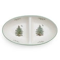 thumbnail image 3 of Spode Christmas Tree Divided Server, 9-Inch Round Festive Serveware, Holiday Entertaining Platter for Side Dishes, Dips, Salads - Fine Porcelain, Dishwasher & Microwave Safe, Christmas Tableware, 3 of 6