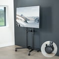 thumbnail image 4 of VIVO Black Mobile Portrait to Landscape TV Cart for 32" to 88" Flat Screens, 4 of 9