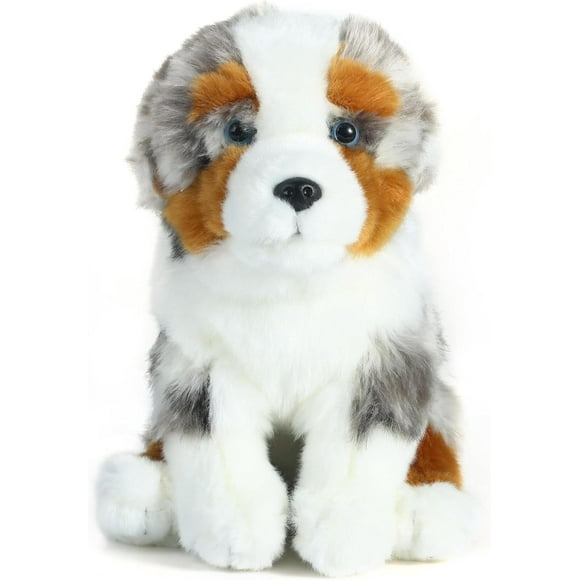 Australian Shepherd Dog Plush Stuffed Animal, 10 inches