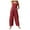Red, variant on asdoklhq Womens Jumpsuits and Rompers,Floral Prints Straps Wide Leg with Pockets Vintage Jumpsuit