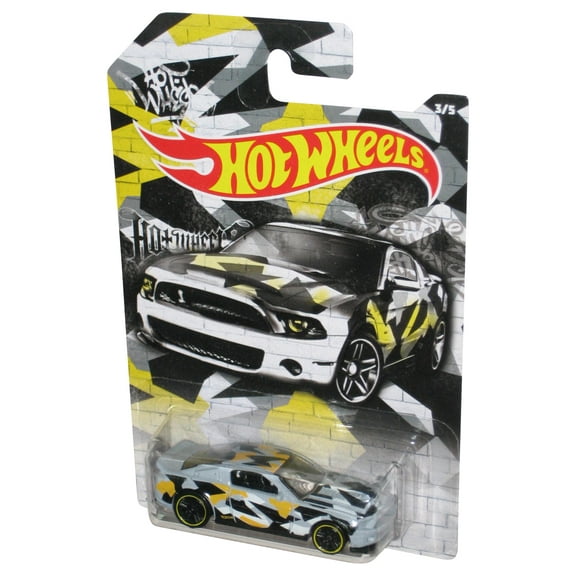 Hot Wheels Camouflage (2019) Gray '10 Ford Shelby GT500 Super Snake Toy Car 3/5