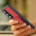 thumbnail image 6 of Decase for Samsung Galaxy S24,Galaxy S24 Wallet Case Built-in Mirror Makeup & 4 Card Slots Holder Military Grade Rugged Cover Case with Camera Lens Protector,Red, 6 of 7
