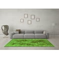 thumbnail image 3 of Ahgly Company Indoor Square Oriental Green Industrial Area Rugs, 4' Square, 3 of 4