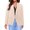 Beige, variant on Vedolay Casual Tops for Women Womens Lapel Collar Single Long Sleeve Crop Top Blazer Jacket,Red M