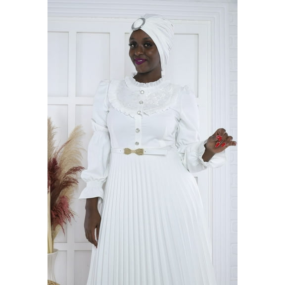 EG Frill Pleated Dress