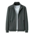 thumbnail image 2 of Kakii Men's Track Jackets Lightweight Full-Zip Casual Coat Workout Running Athletic Active Jacket With Pockets, 2 of 6