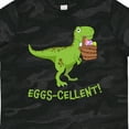thumbnail image 4 of Inktastic Eggs-cellent Cute Easter T-rex Dinosaur Boys or Girls Toddler T-Shirt, 4 of 5