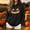 Black, variant on Molidfa Womens Spooky Pumpkin Hoodie Dripping Face Graphic Oversized Sweatshirt