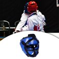 thumbnail image 2 of Casco de boxeo Cola para Muay Thai Grappling Karate Azul Casco de boxeo, 2 of 8