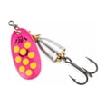 thumbnail image 3 of (2 pack) Blue Fox Classic Vibrax Size 4 Inline Spinner Lure 3/8 oz Hot Pink/Flo Yellow/Silver, 3 of 4
