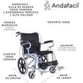 thumbnail image 2 of Andafacil Silla de Ruedas Todo Terreno Andafacil Silla de ruedas, 2 of 8