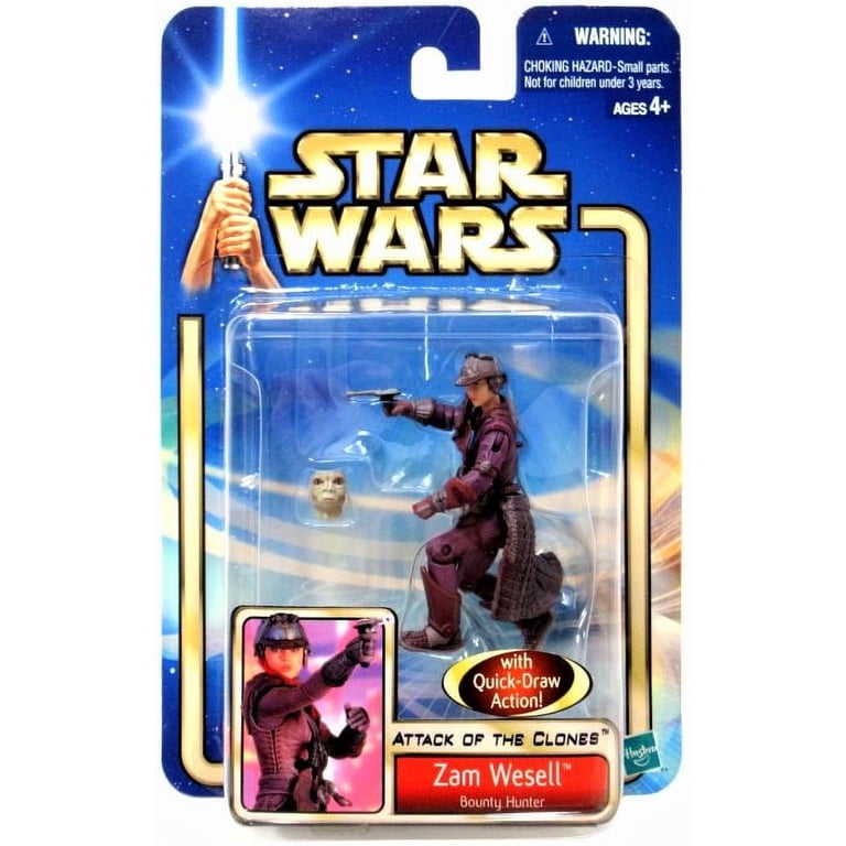 Star Wars Saga 2002 Zam Wesell Action Figure [Bounty Hunter
