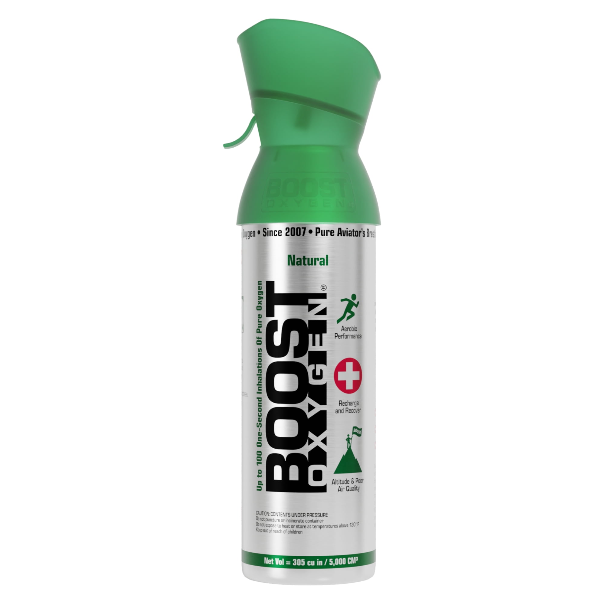 (2 pack) Boost Oxygen Portable Canned Oxygen, Natural, 5L