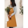 thumbnail image 2 of Soft Cotton Linen Apron - Retro Linen Art Apron, Adjustable Casual Apron with Towel, Great for Florist and Kitchen, 2 of 7