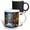 Multicolor, variant on 3drose, Decorated Street of a Fairy City in Winter. Christmas Mood. Snowfall, 11oz Two-tone Green Mug