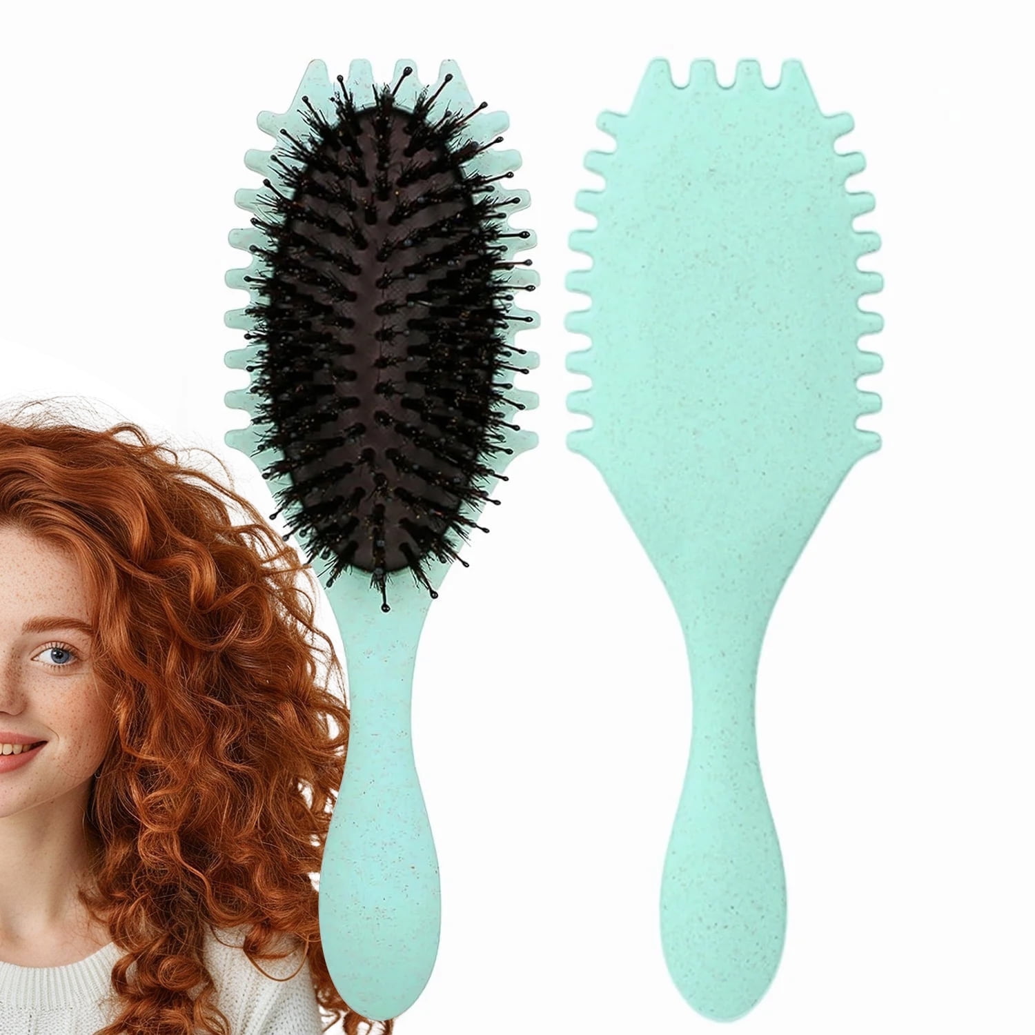 Bsisme Hair Brush, Curved Vented Brush for Faster Blow Drying