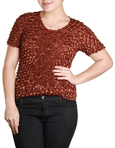 トップス crinkle crinkle 3D embroidery shirts Kizzy Embroidered Crinkle Gauze Top