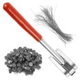 thumbnail image 2 of Ensemble de Pinces à Sceller Pinces en Acier Inoxydable Outil de Pince Manuel avec Poignée en Plastique Rouge, 2 of 8